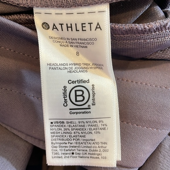 Athleta Headland’s Hybrid Trek Jogger 8 NWT - Picture 12 of 13
